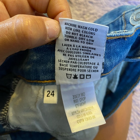 Hudson “Zoeey” Mid-rise Crop Straight Leg Jeans - Picture 8 of 12